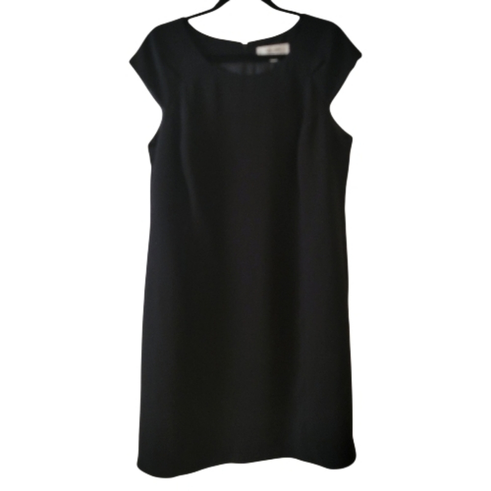 Jones Studio Black Sleeveless Sheath Dress Size 16W